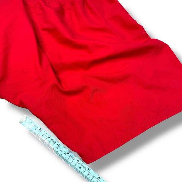 Nike Red Swim Trunks Men’s Size L Mesh Lined Board Shorts Drawstring Y2K Casual - Picture 10 of 11